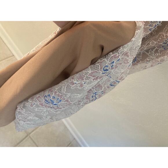 NWT Dress The Population Helen Lace Sequin Gown Surplice V-Neck Trumpet Dress S - Picture 9 of 11